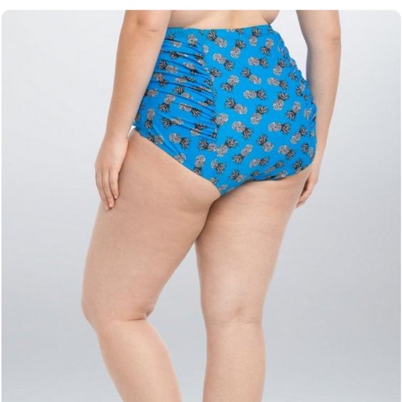 Torrid Pineapple swim bottom size 3 - Picture 3 of 8